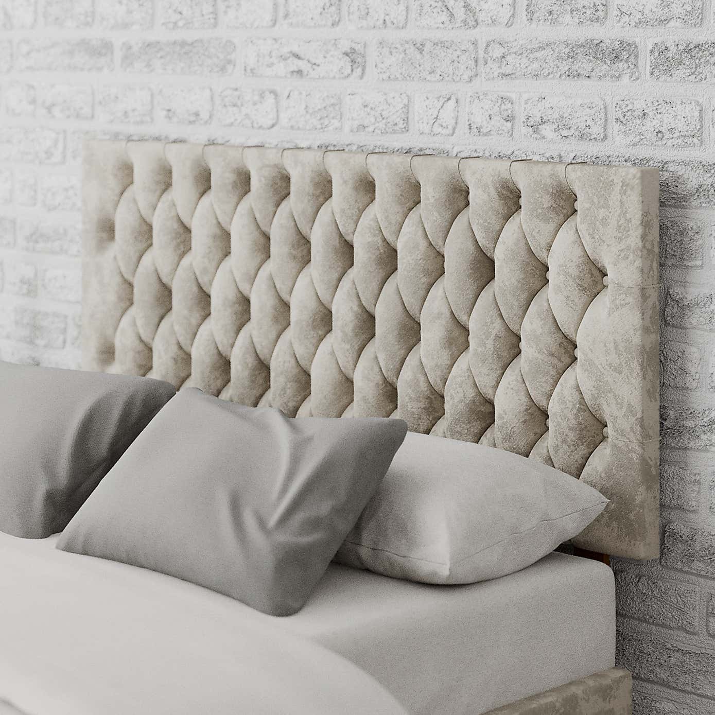 Monroe Mirazzi Velvet Headboard