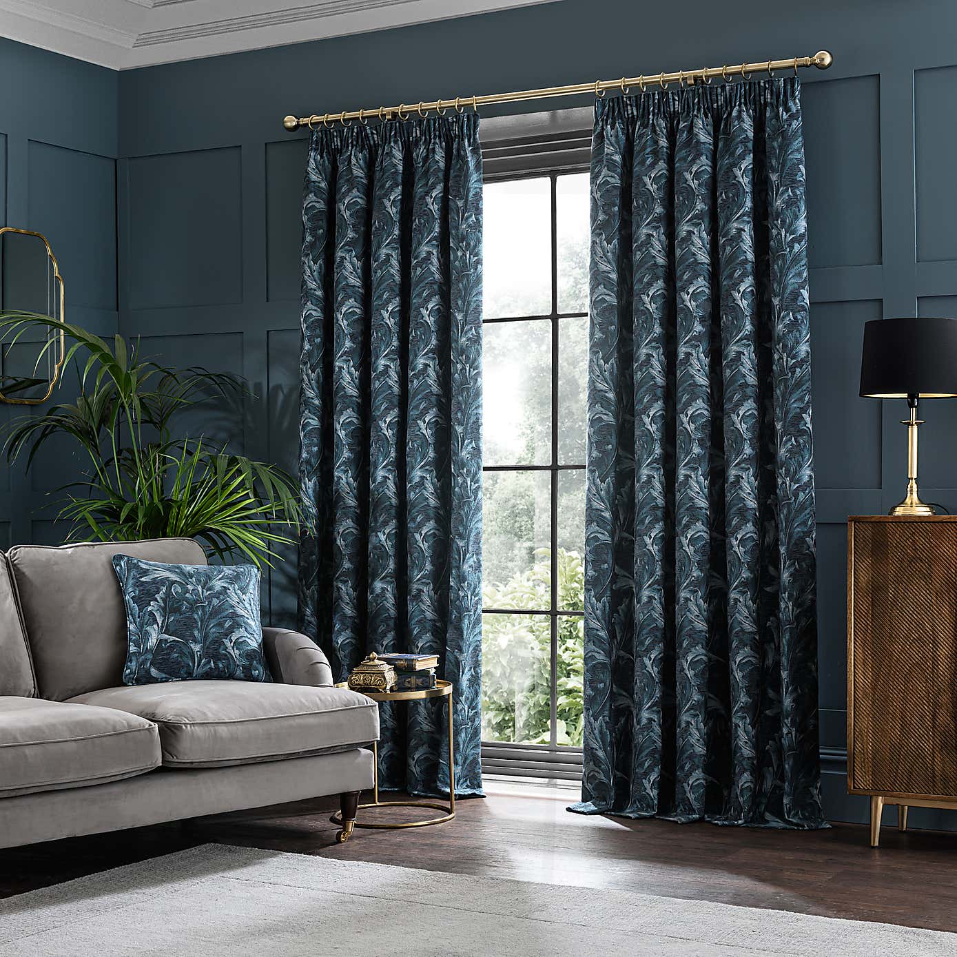Pemberley Pencil Pleat Curtains