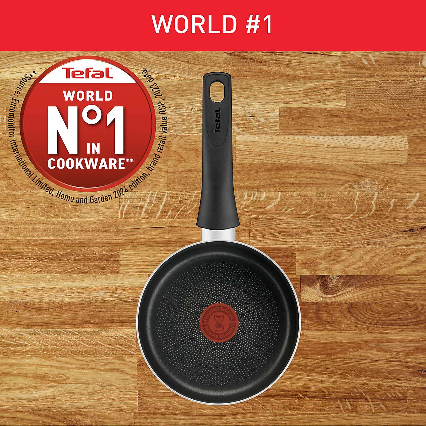 Tefal Titanium Force Non-Stick Aluminium Saucepan, 20cm