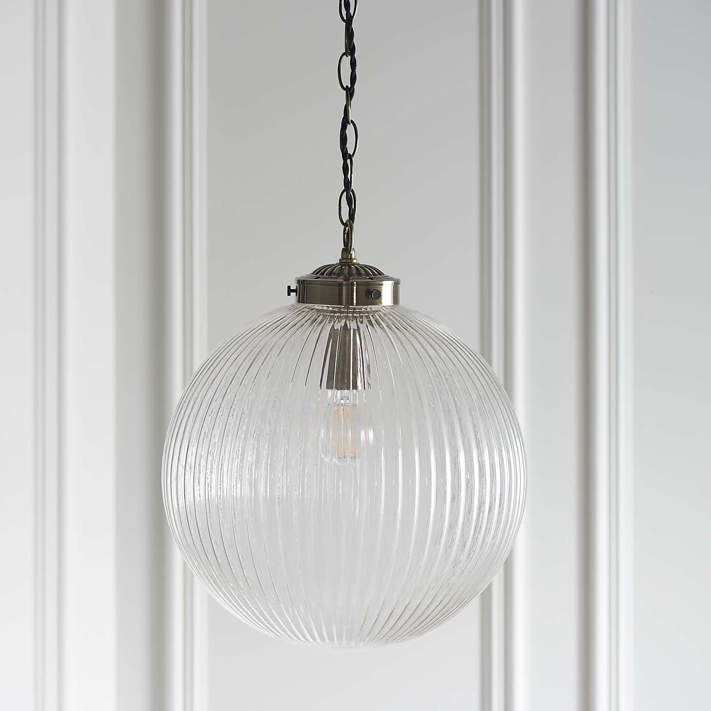 Vogue Glass College Pendant Fitting
