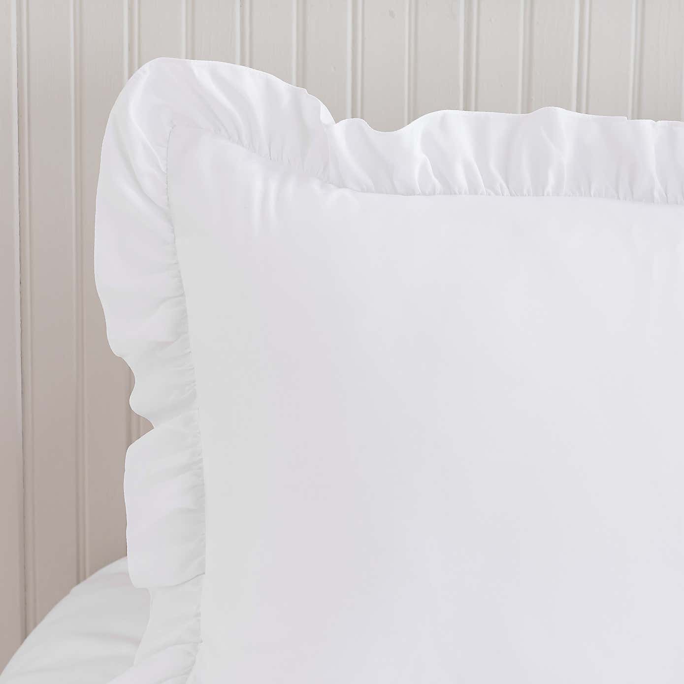 Briona Frilled Edge Duvet Cover & Pillowcase Set