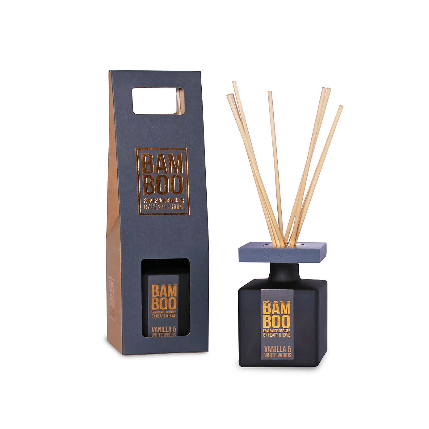 Bamboo Vanilla & White Woods Diffuser