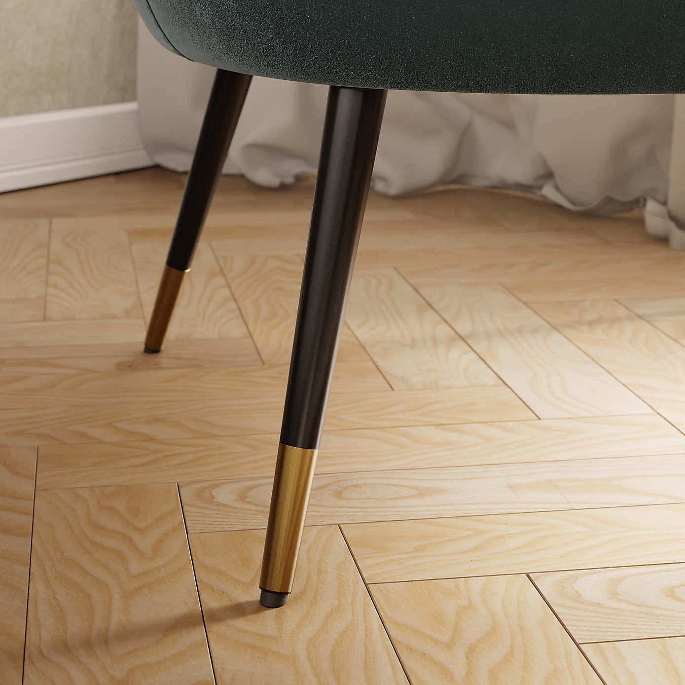 Marcie Luxe Velvet Cocktail Chair