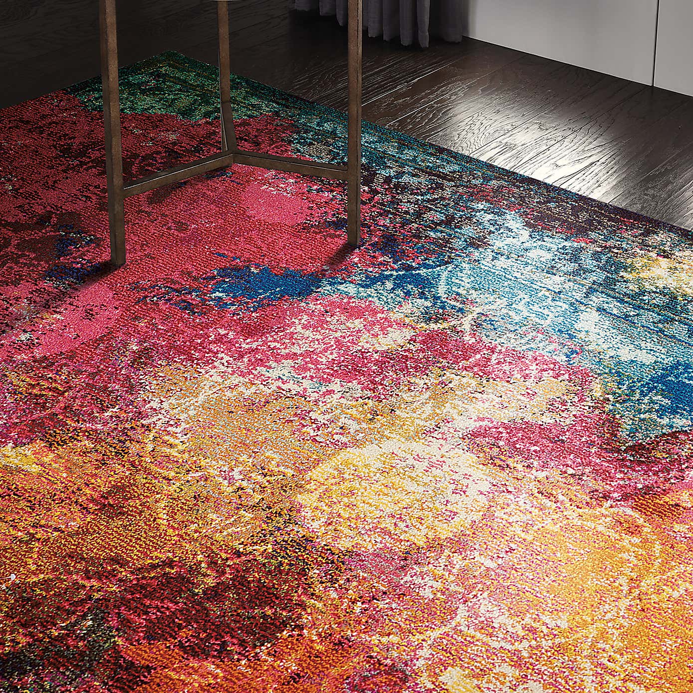 Multi Coloured Celestial Seaglass Rug