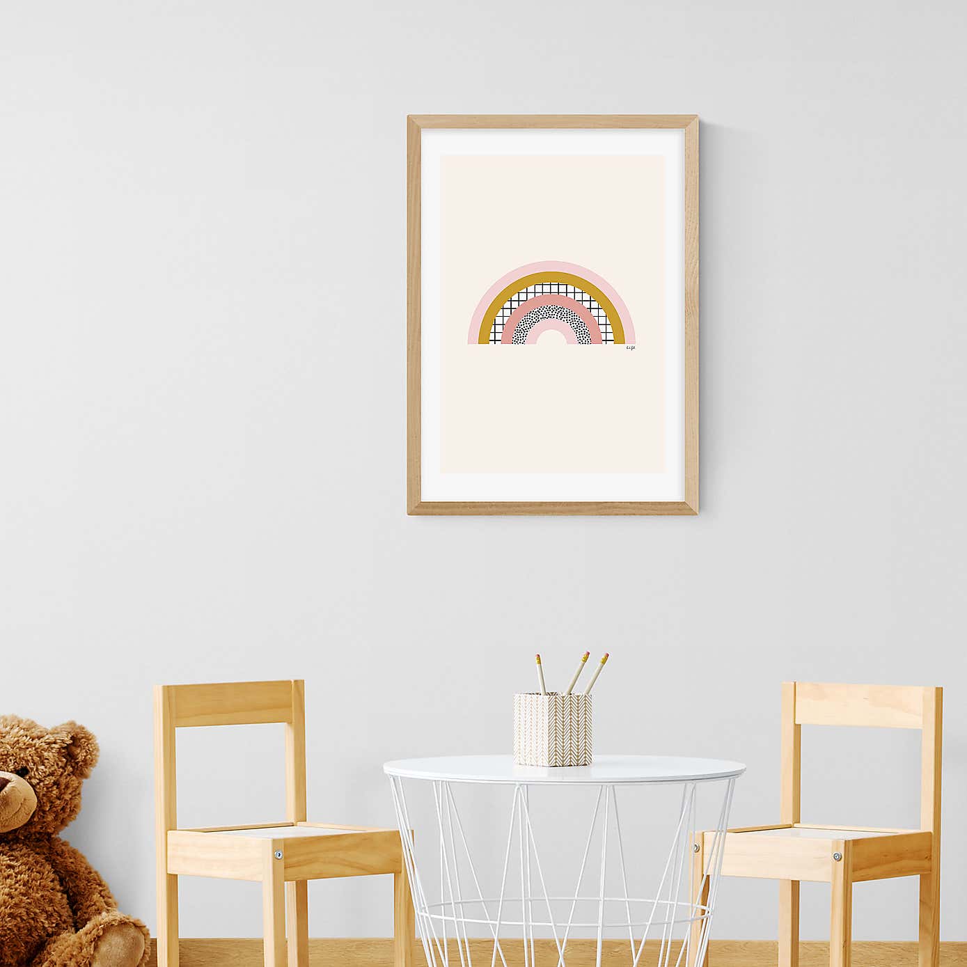 East End Prints Graphic Rainbow Print