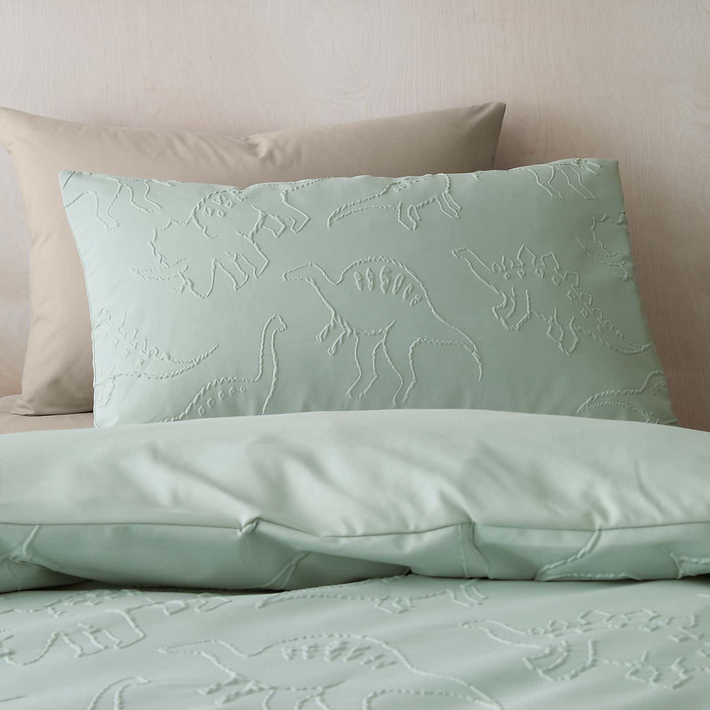 Heatset Dinosaur Duvet Cover and Pillowcase Set