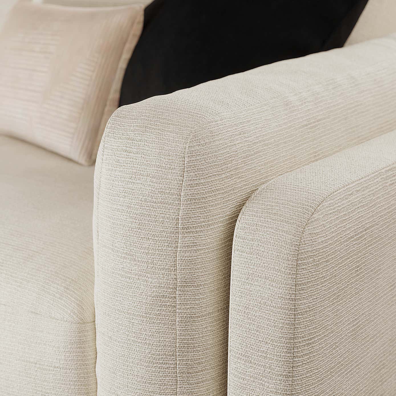 Newton Chunky Tonal Weave Corner Chaise