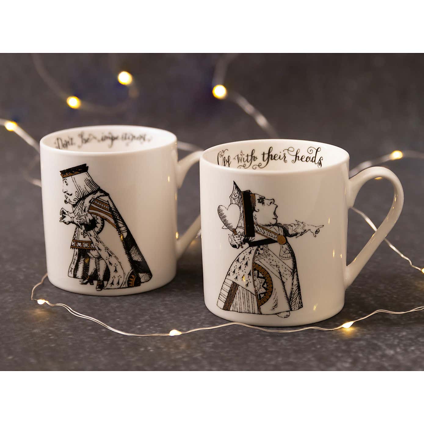 Alice in Wonderland Set of 2 Mugs