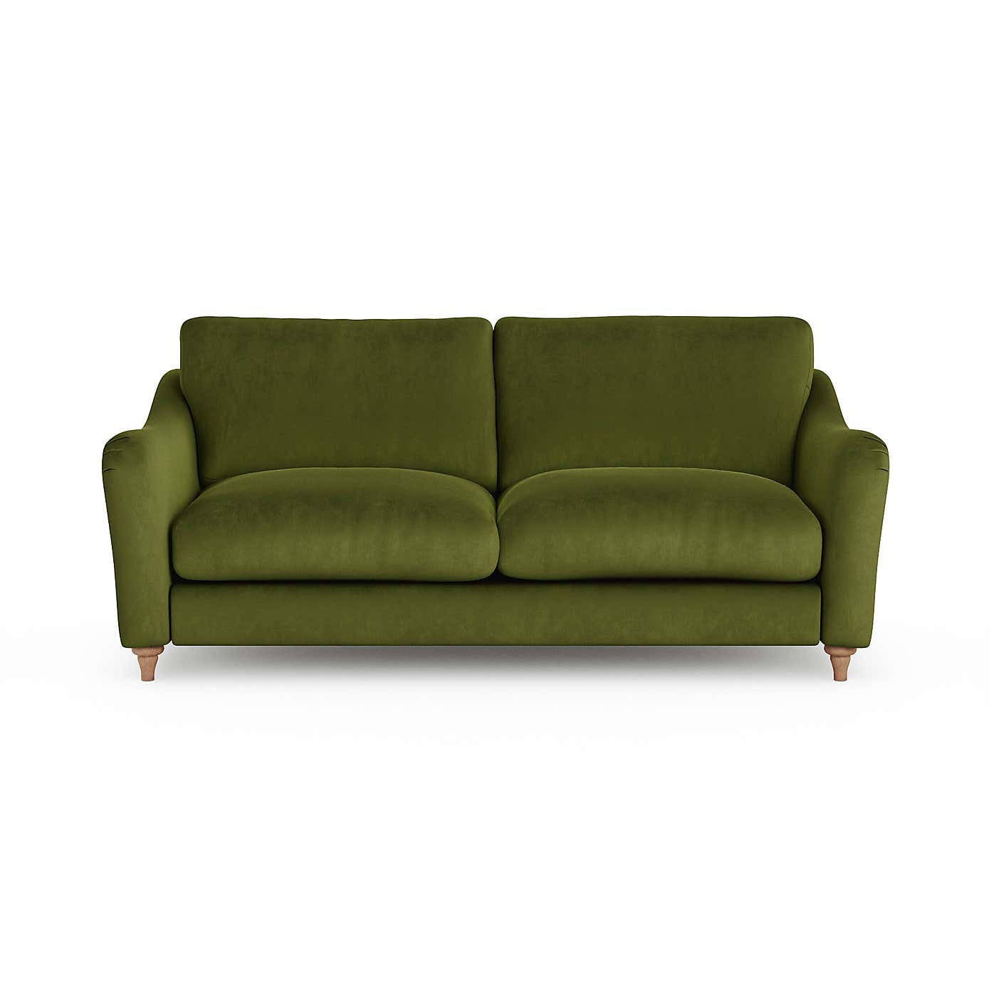 Hattie Matte Plush Velvet 3 Seater Sofa