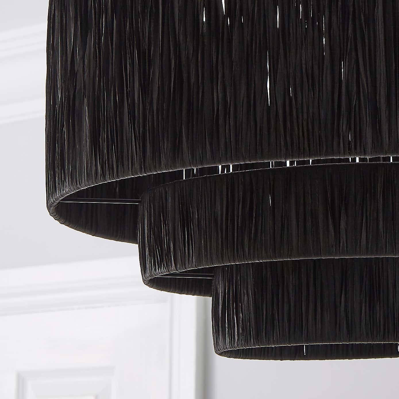 Ruolan Raffia 3 Tier Pendant Shade Shade