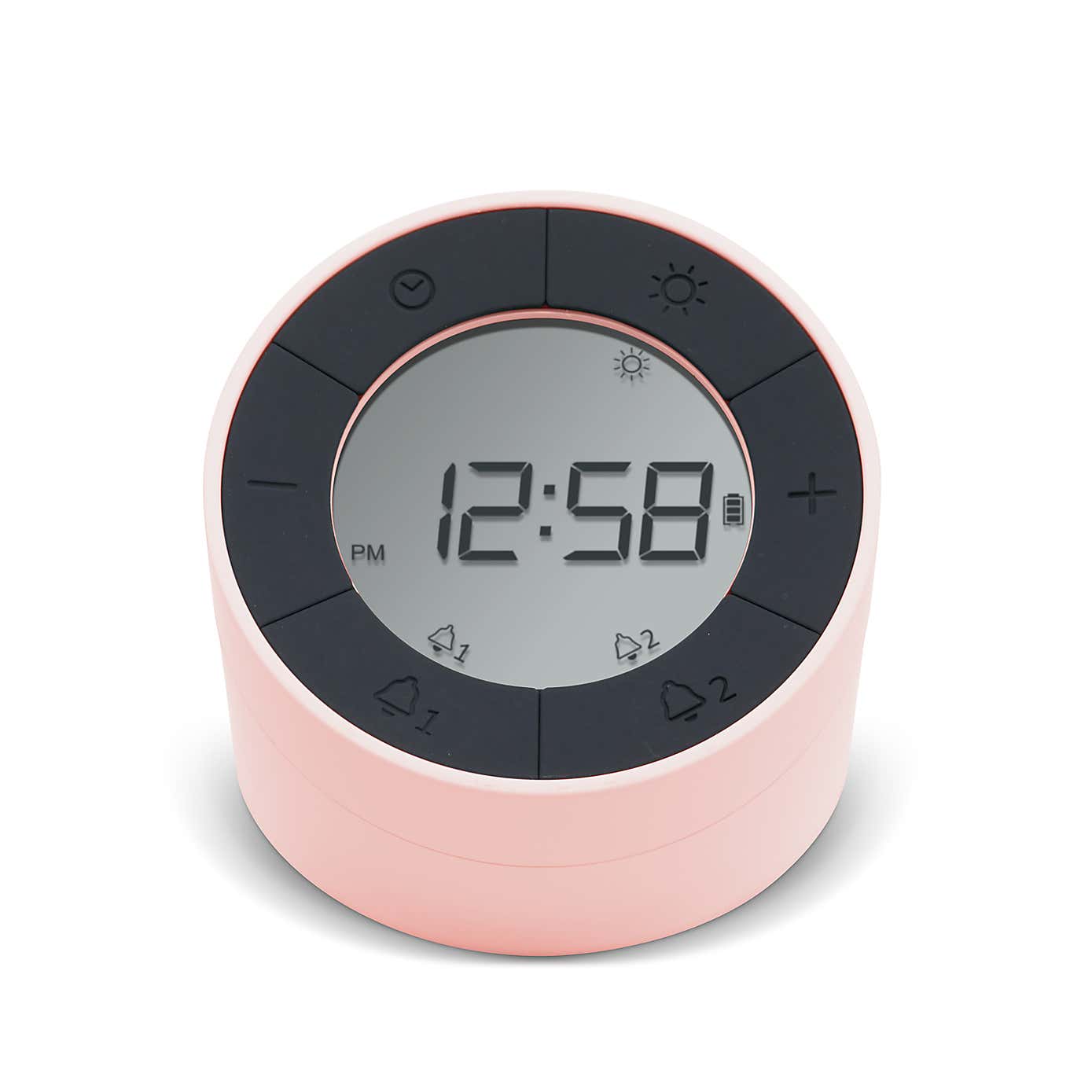 Acctim Jowie Dual Digital Alarm Clock 9x8x8cm