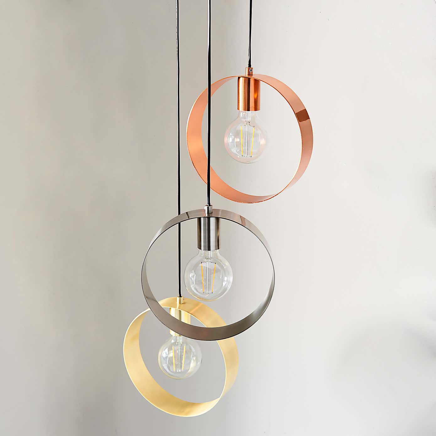 Circ 3 Light Pendant Fitting