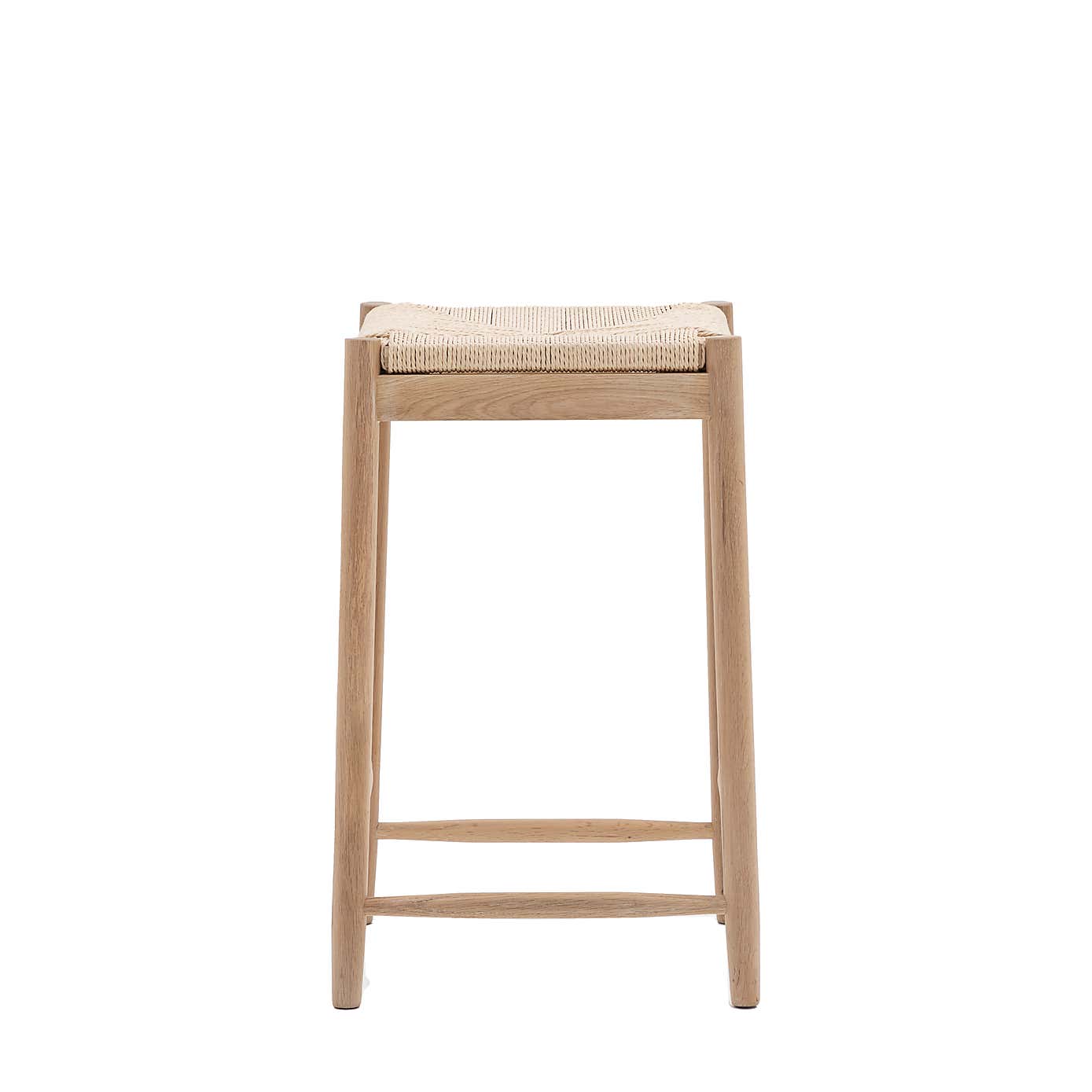 Elda Rope Dining Stool, Natural