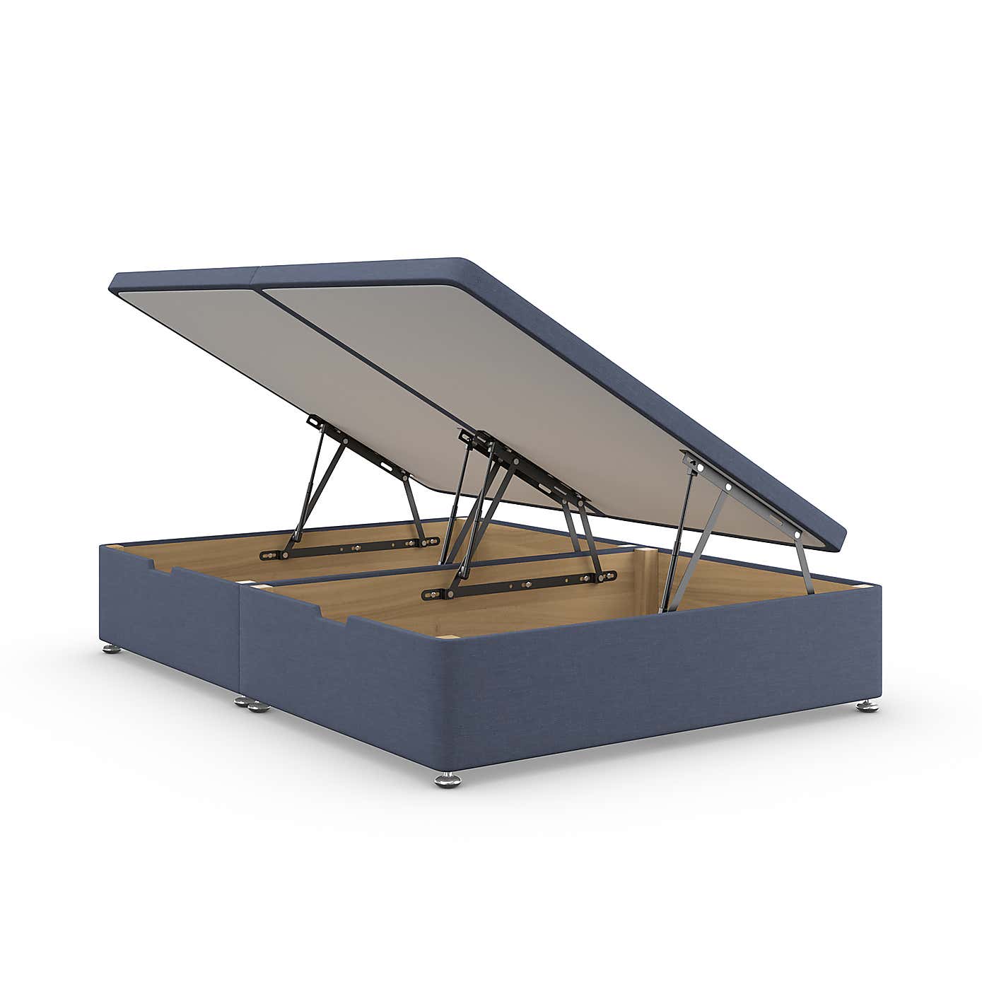 Linen Side Ottoman Base