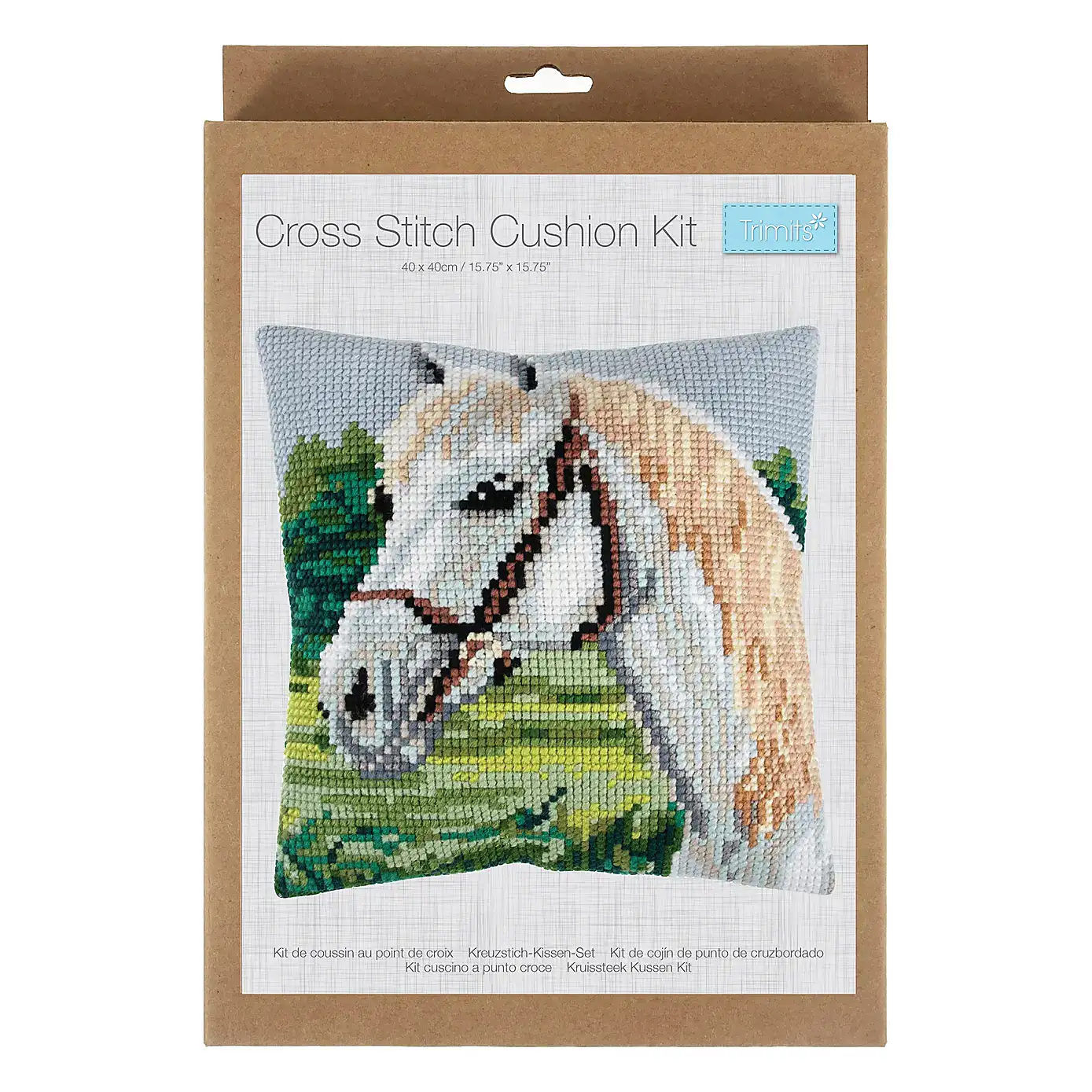 Cushion Kit Horse White