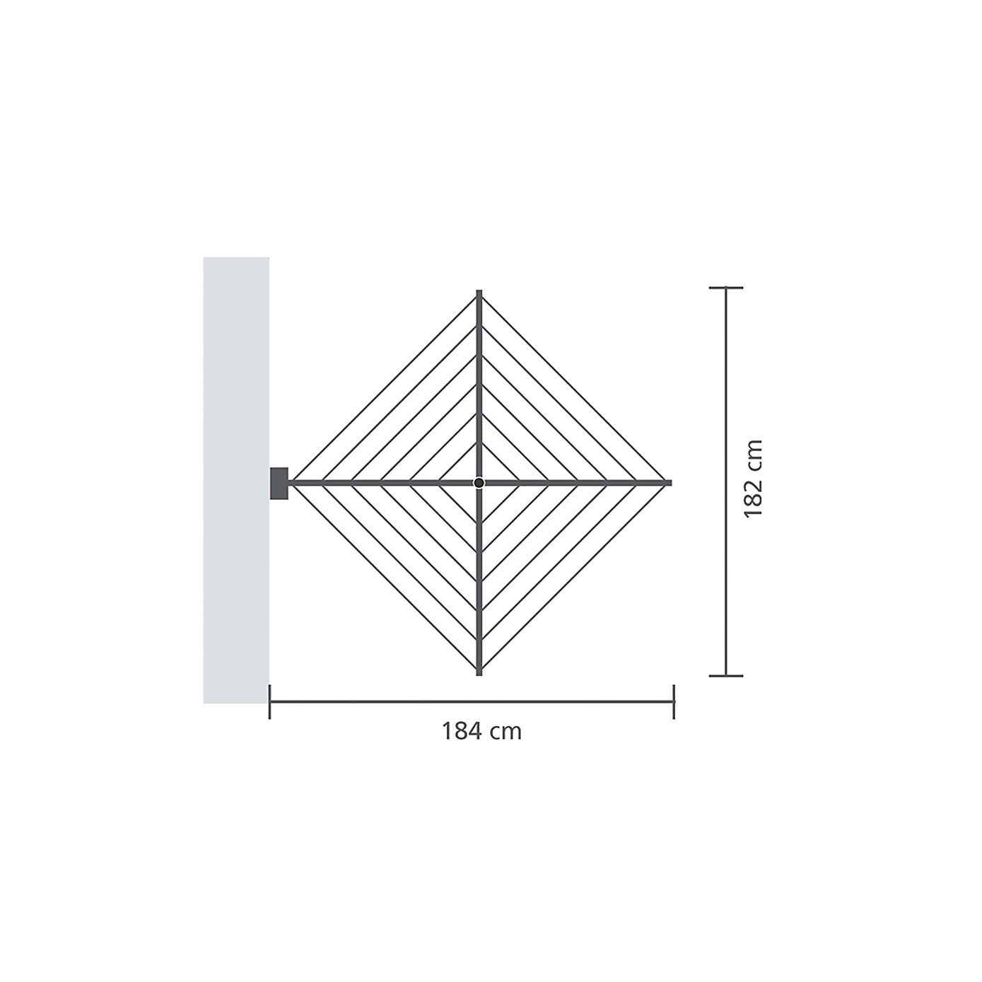 Brabantia Wall Fix Washing Line