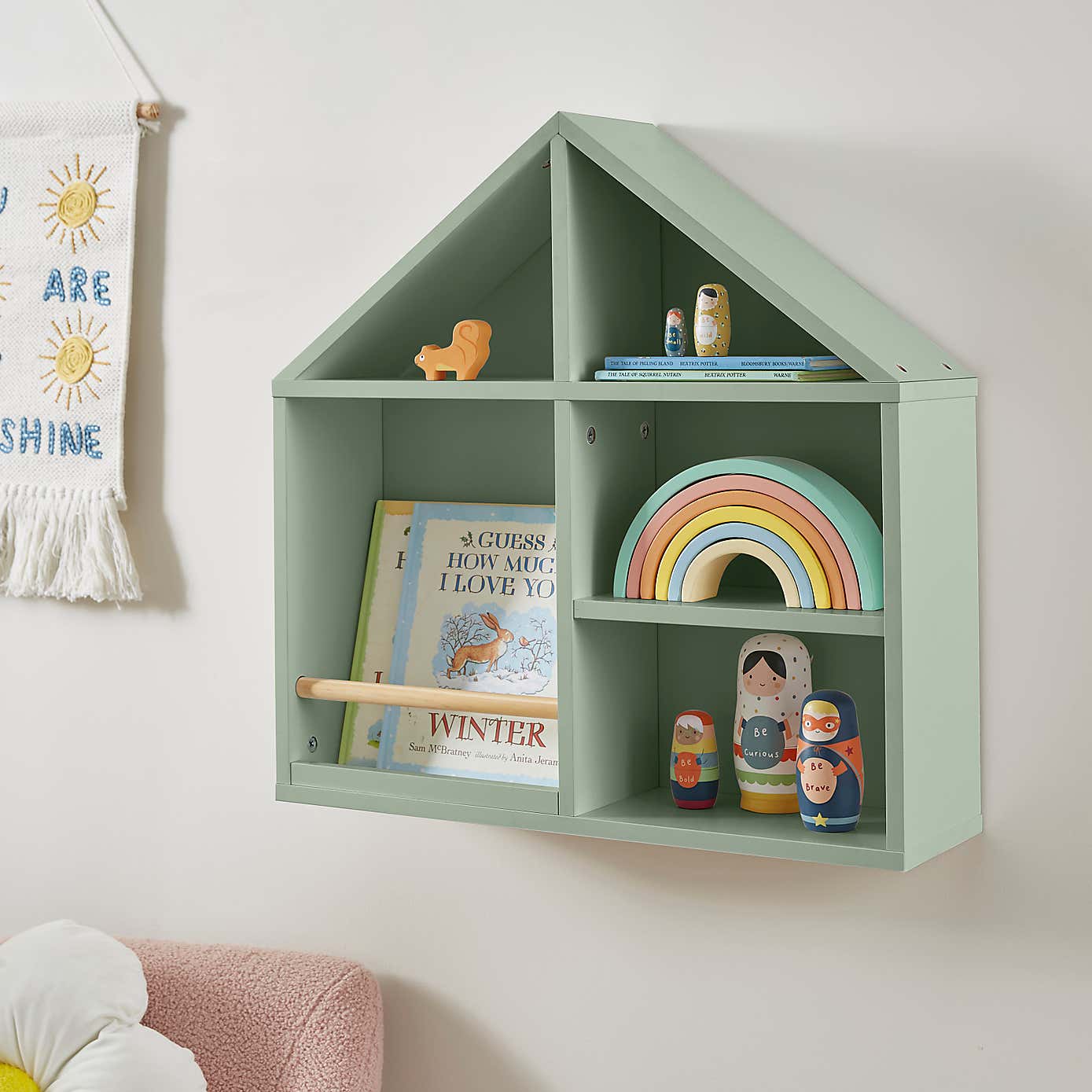 Daisy House Wall Shelf