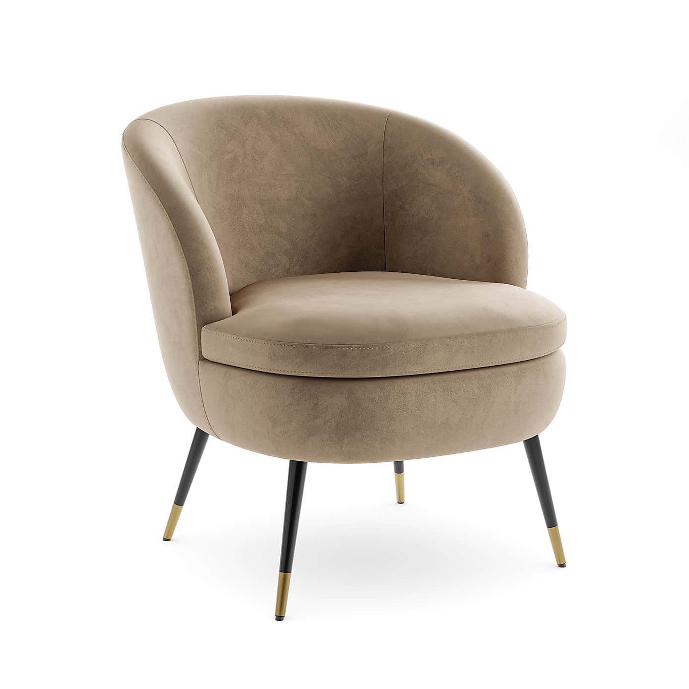 Marcie Luxe Velvet Cocktail Chair