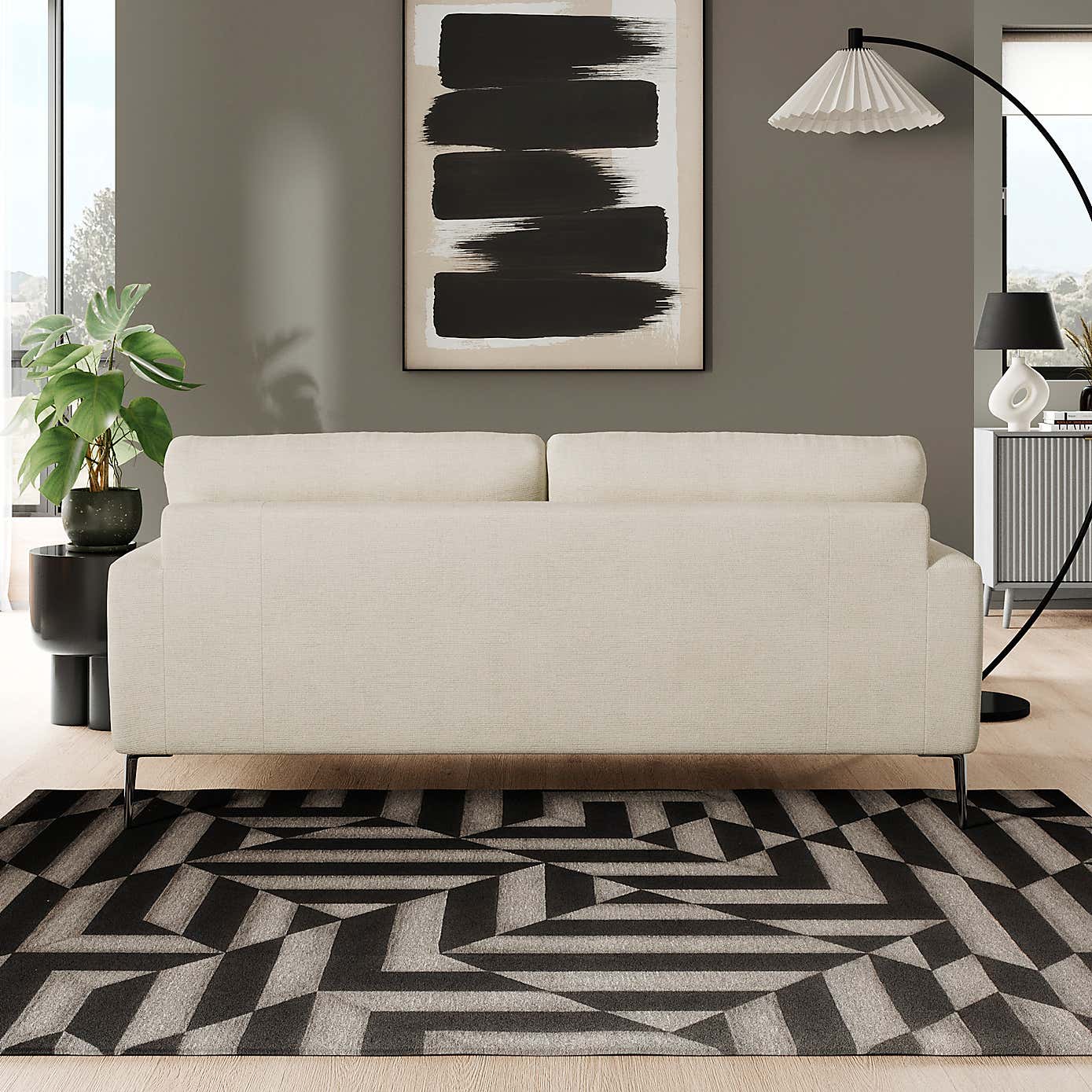 Lawson Chunky Tonal Weave 3 Seater Sofa