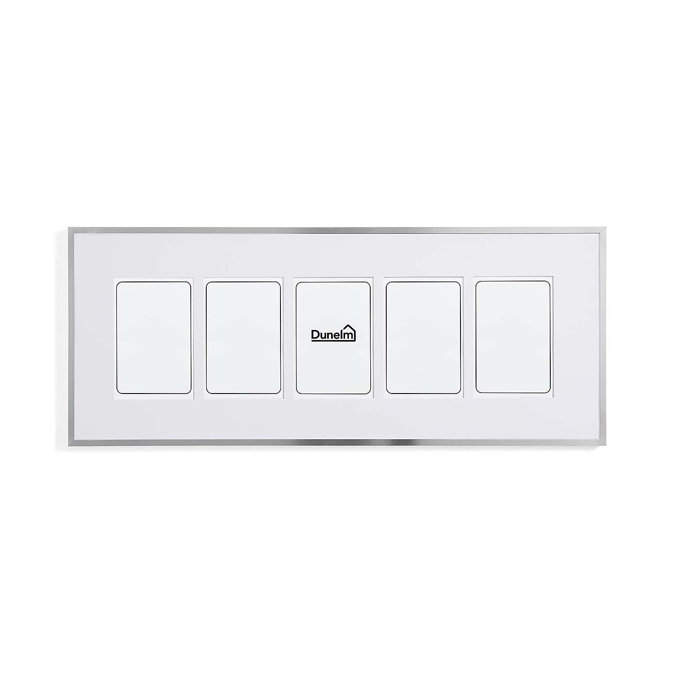 Skinny Metal Panel Multi Photo Frame