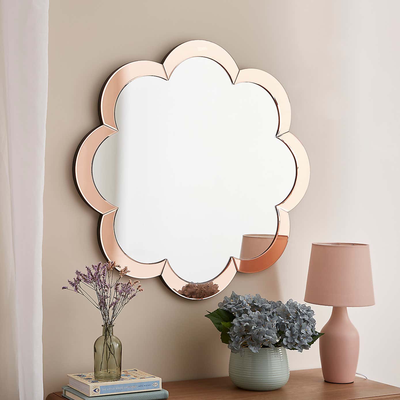 Martha Flower Shaped Wall Mirror