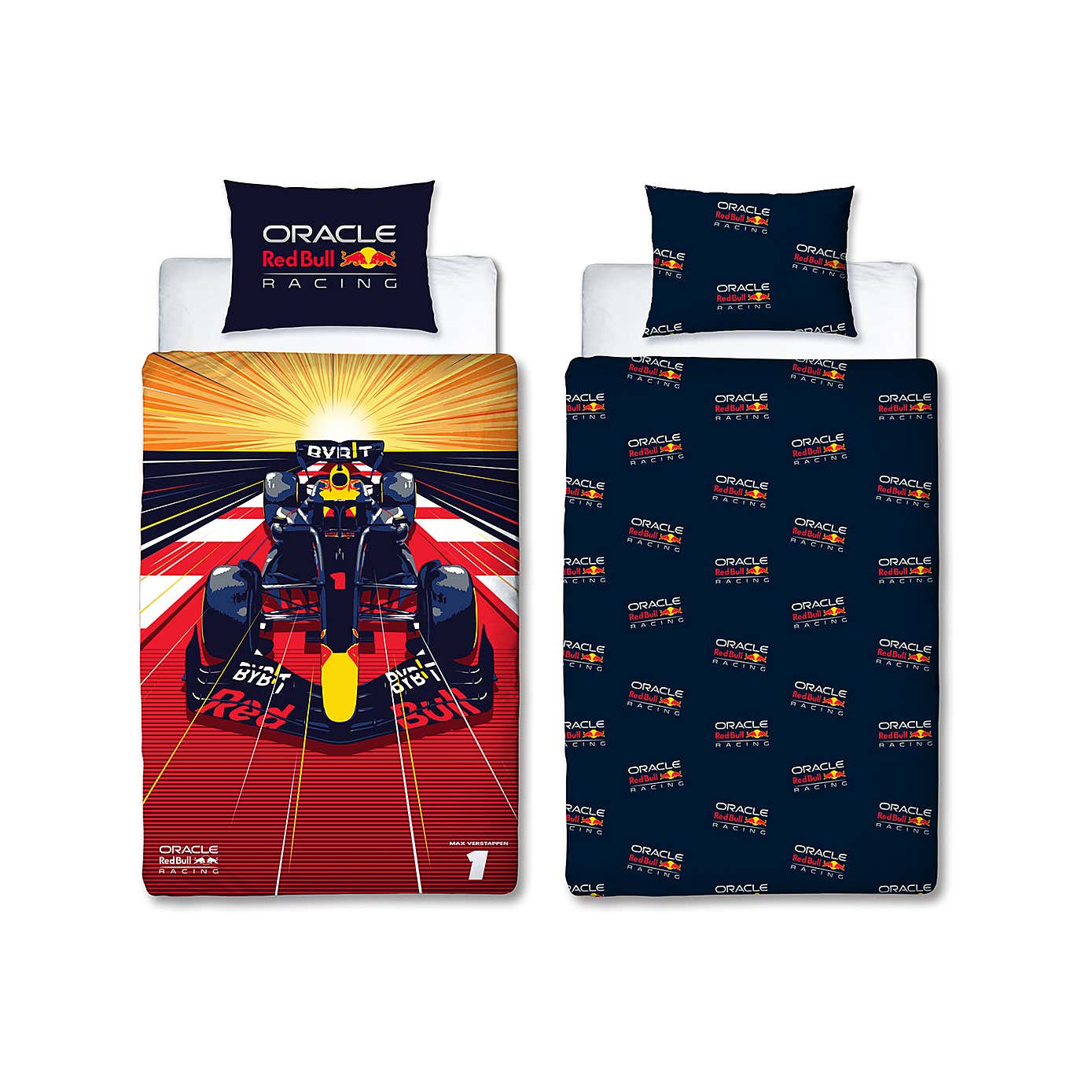 Red Bull Speed Single Duvet Cover and Pillowcase Set