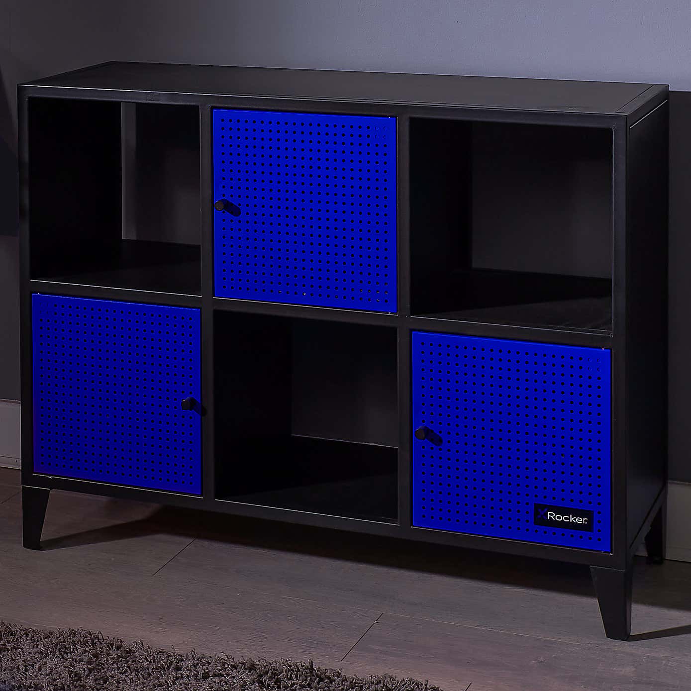 X Rocker Mesh Tek 6 Cube Storage Unit
