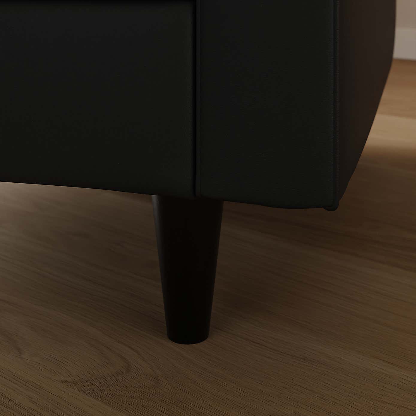 Zoe Faux Leather Armchair