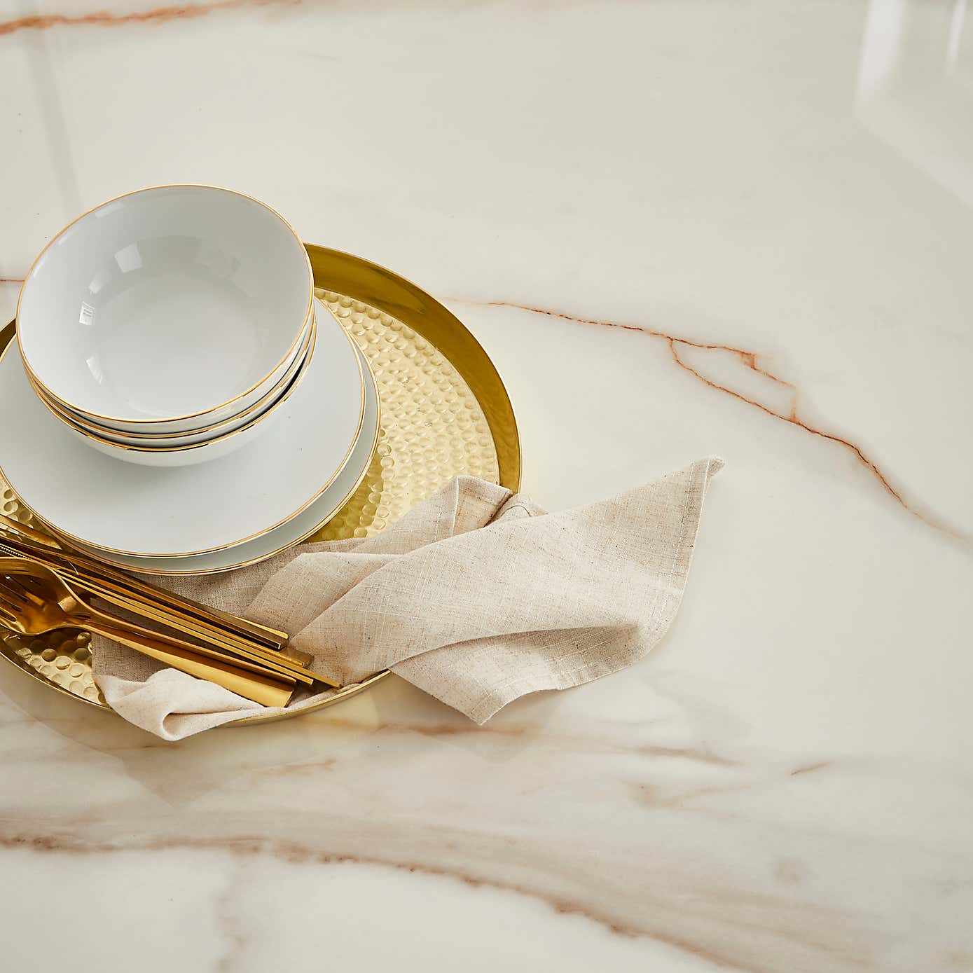 Xavi 6 Seater Rectangular Dining Table, Sintered Stone