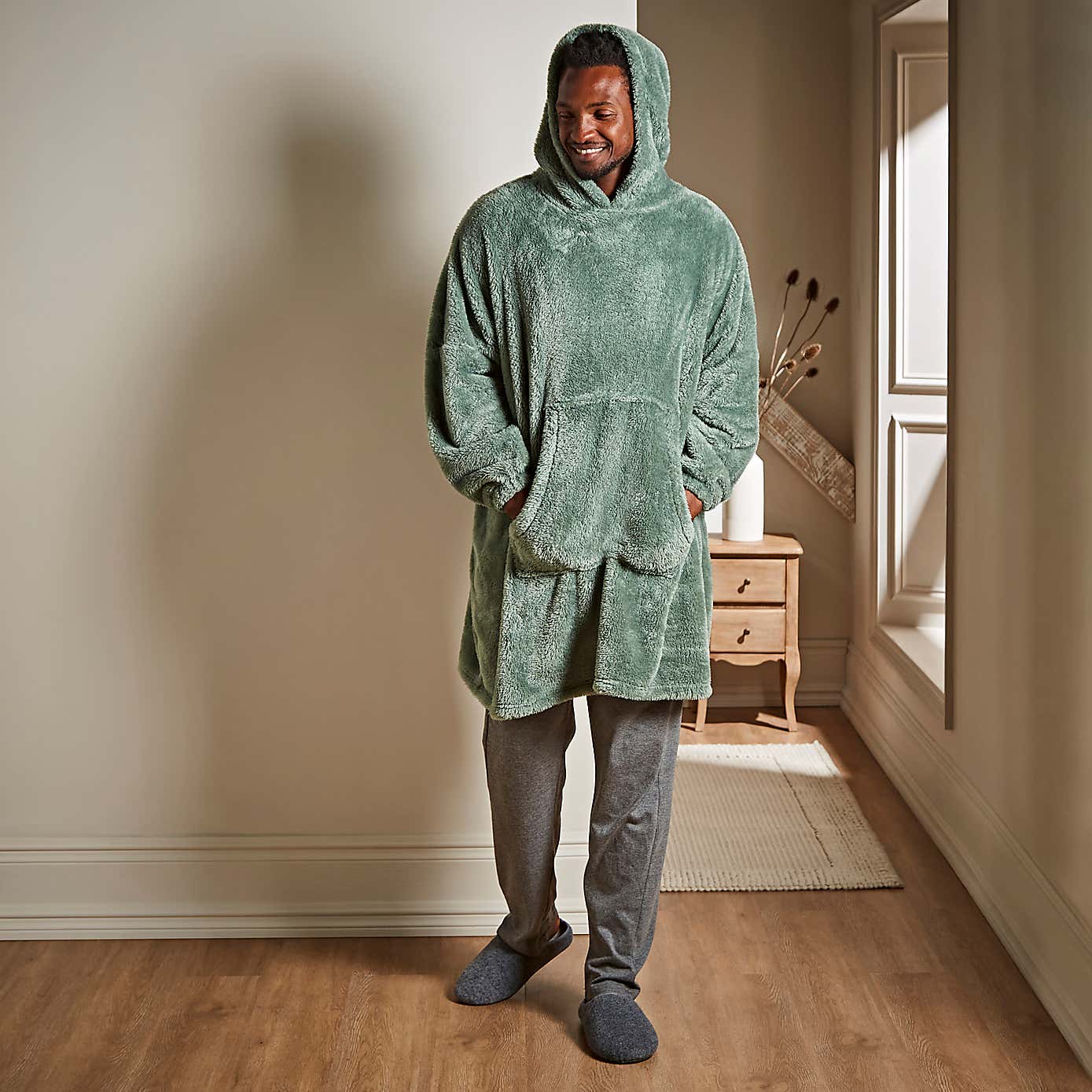 Teddy Oversized Blanket Hoodie