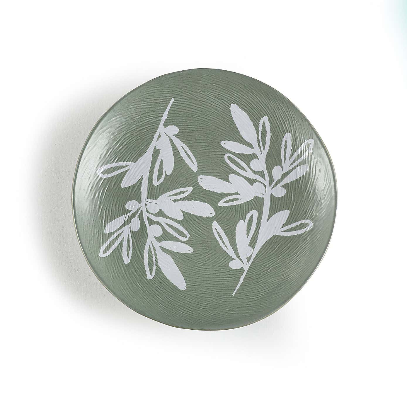 PurerHome x Eden Project Set of 4 Olives Stoneware Side Plates