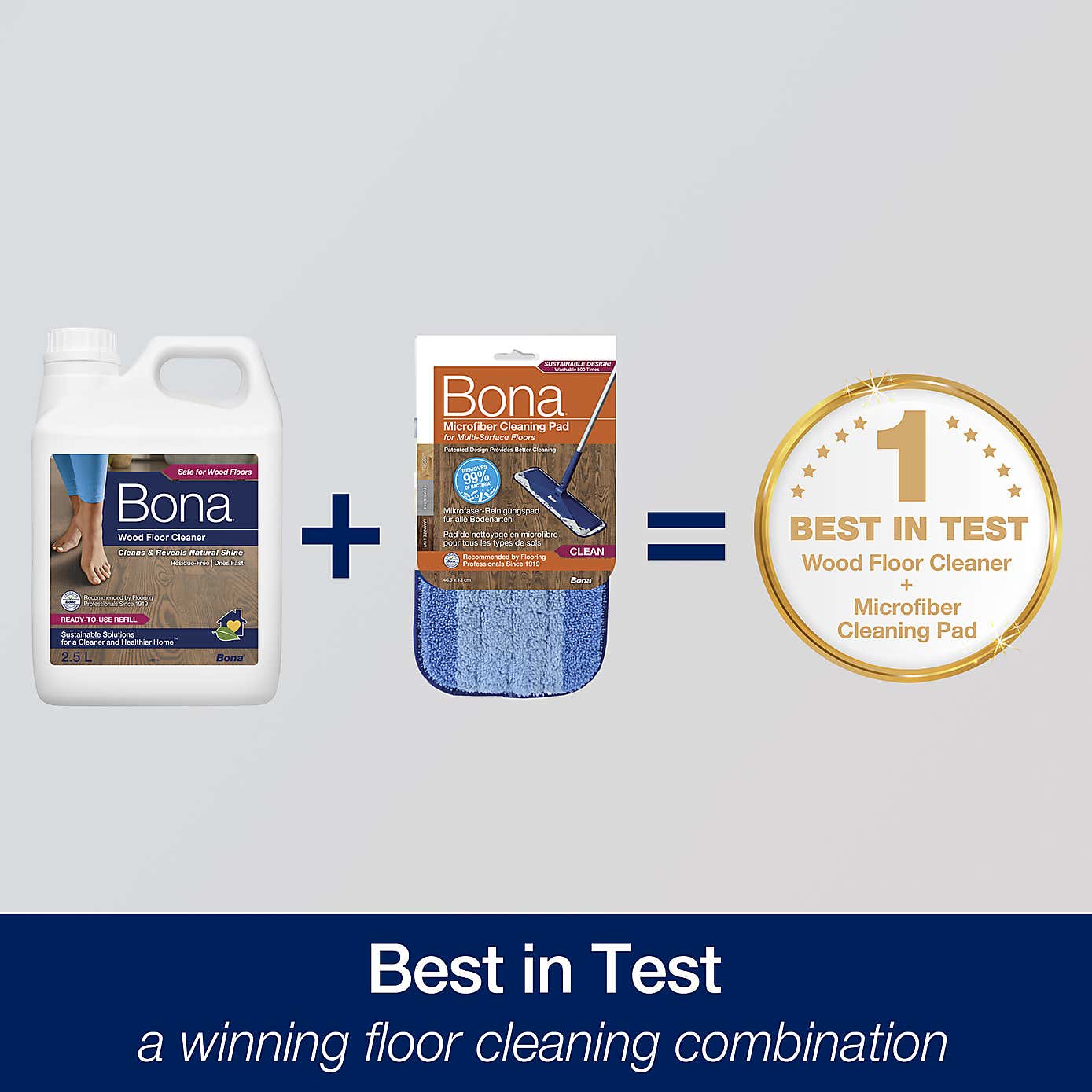 Bona Wood Floor Cleaner 4L Refill