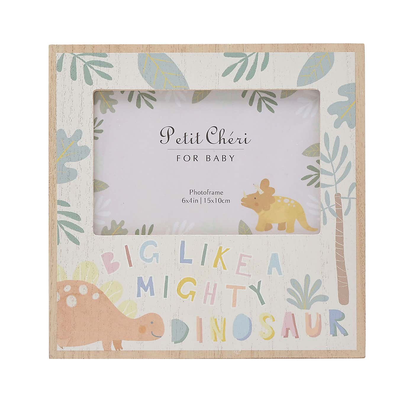 Petit Cheri Mighty Dinosaur Multicoloured Photo Frame