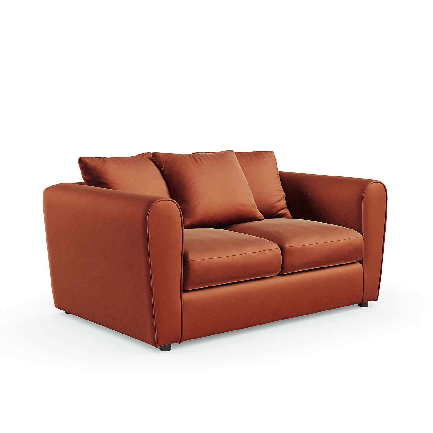 Blake Curved Arm Opulent Velvet 2 Seater Sofa