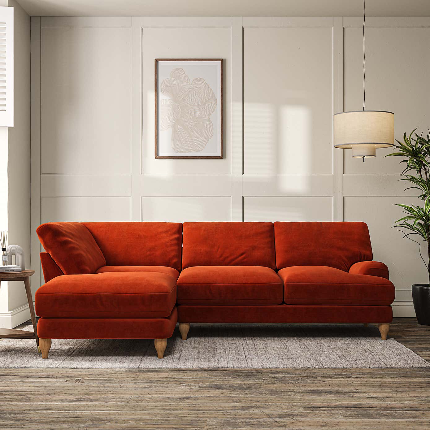 Darwin 4 Seater Corner Chaise Sofa