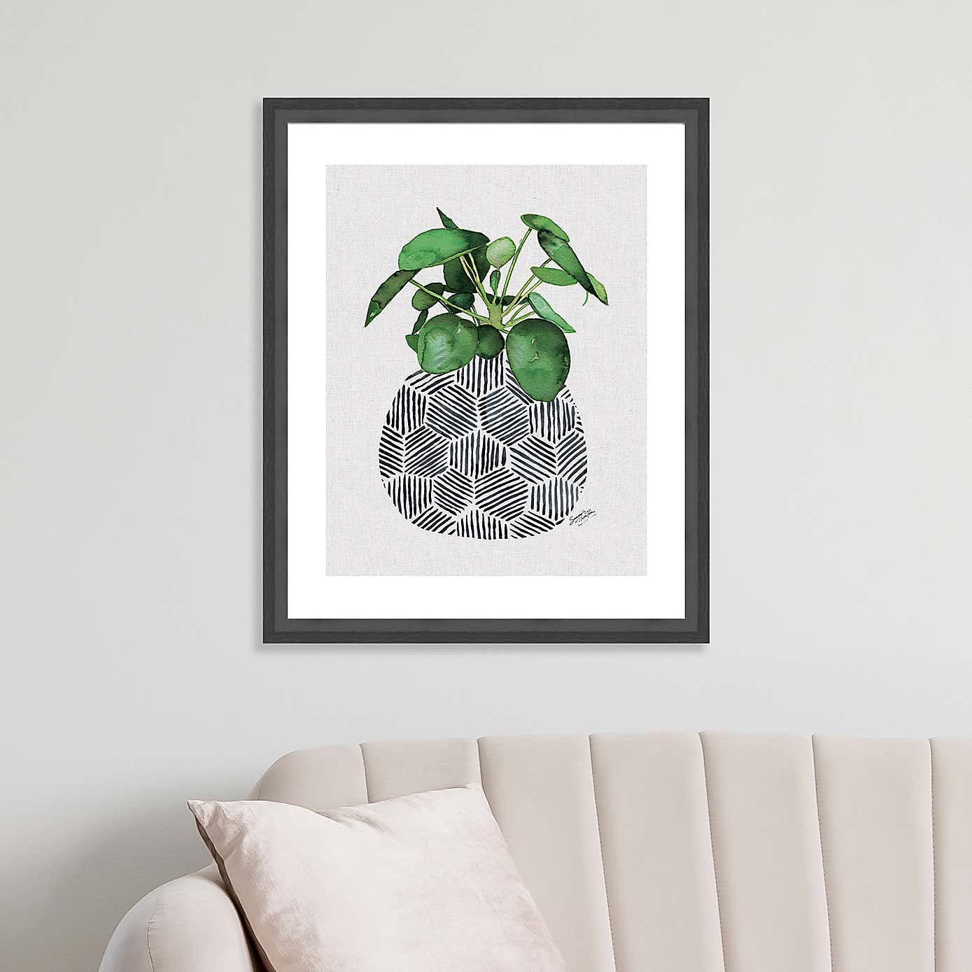 The Art Group Chinese Money Plant Framed Print