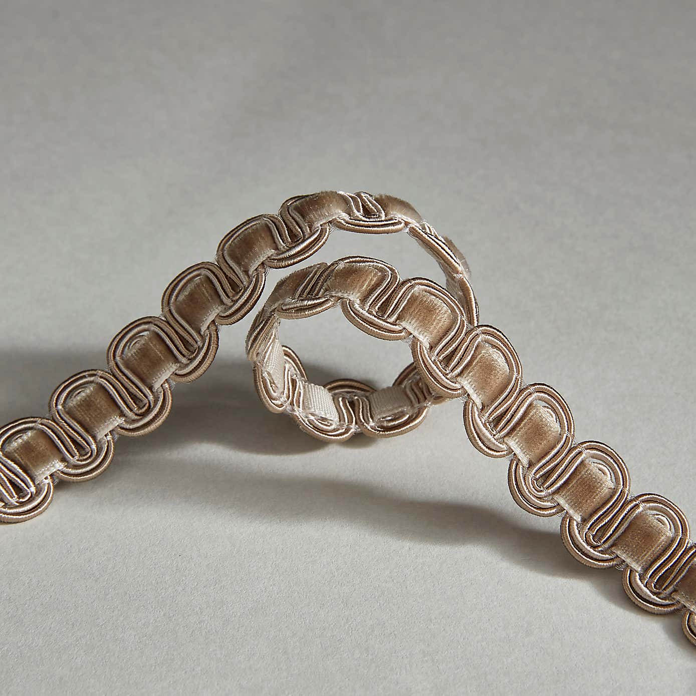 Mink Velvet Wave Braid Trim