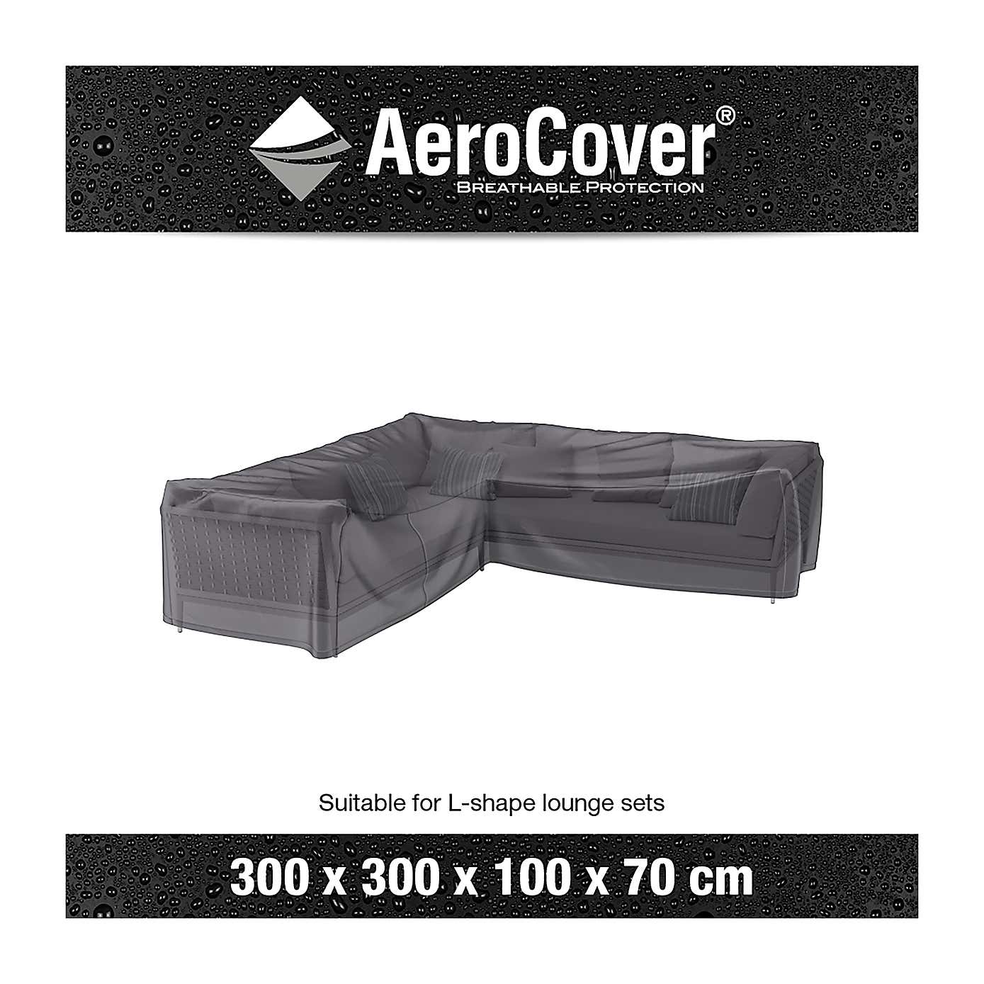 Aerocover L-Shape Lounge Set Cover