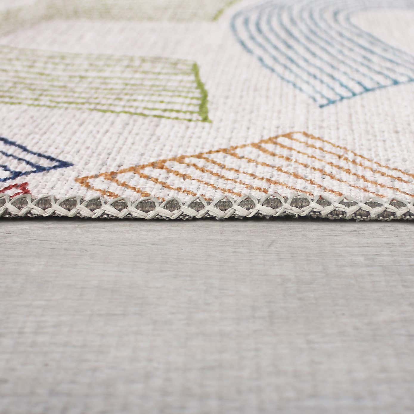 Rainbow Multicoloured Washable Rug