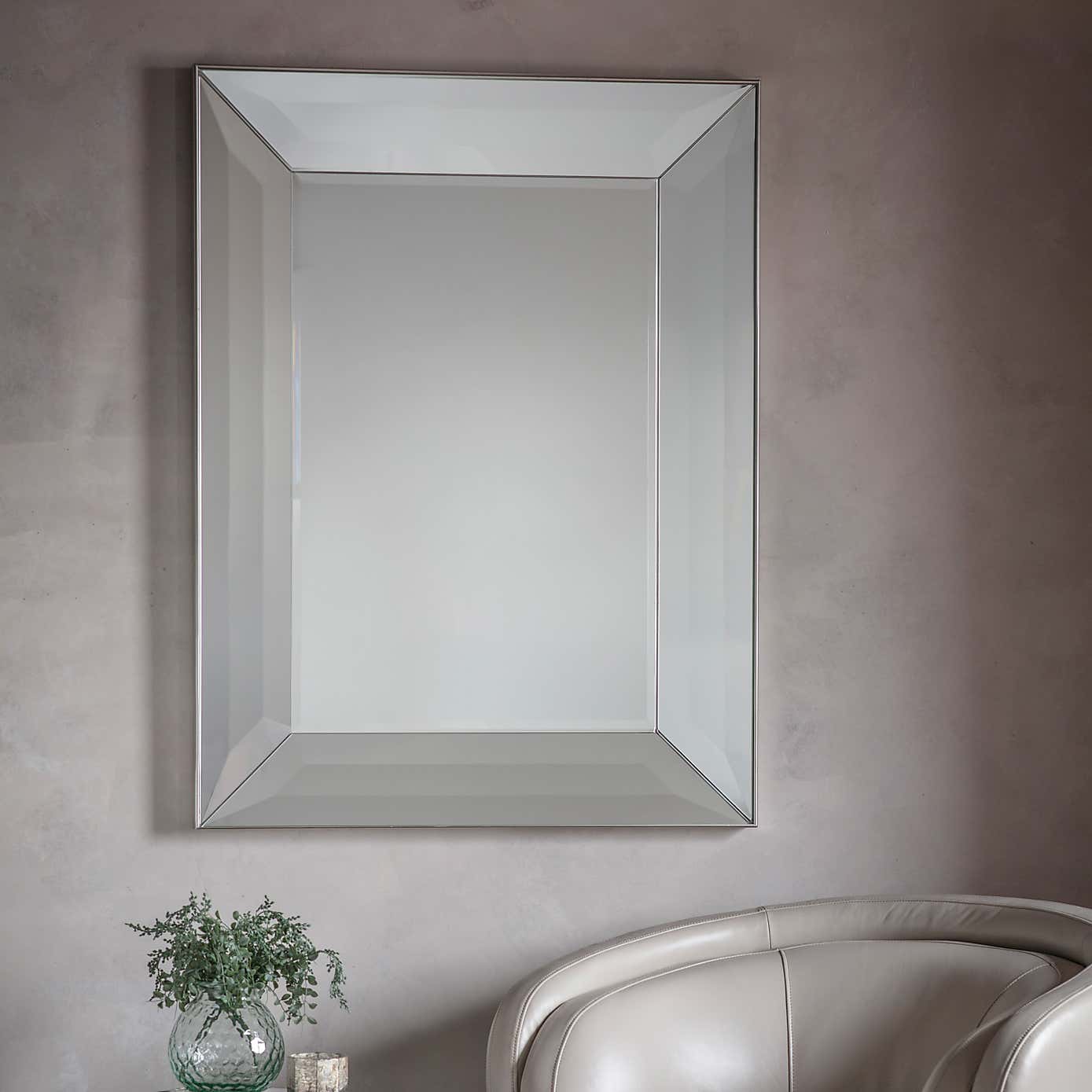 Gallina Rectangle Overmantel Wall Mirror