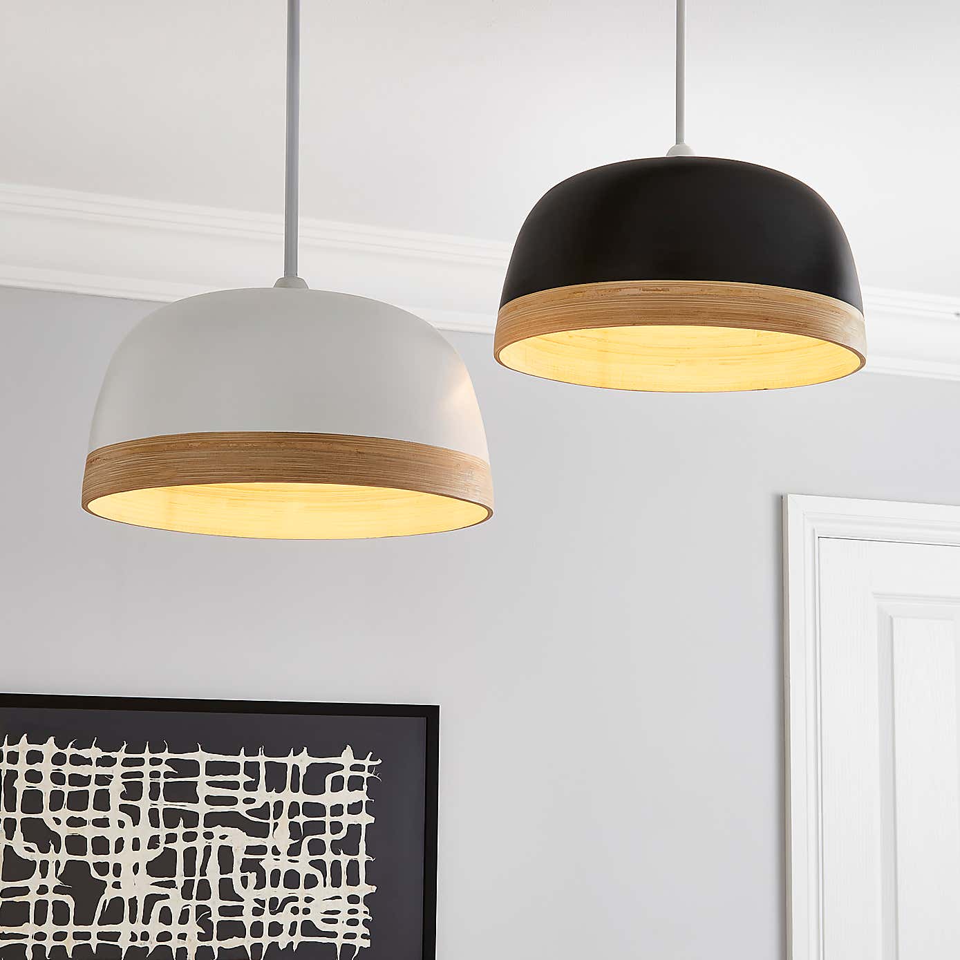 Edited Life Bamboo Easy Fit Pendant Shade