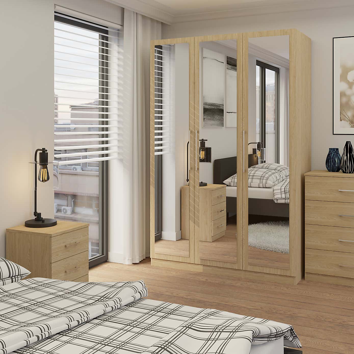 Foster Triple Wardrobe