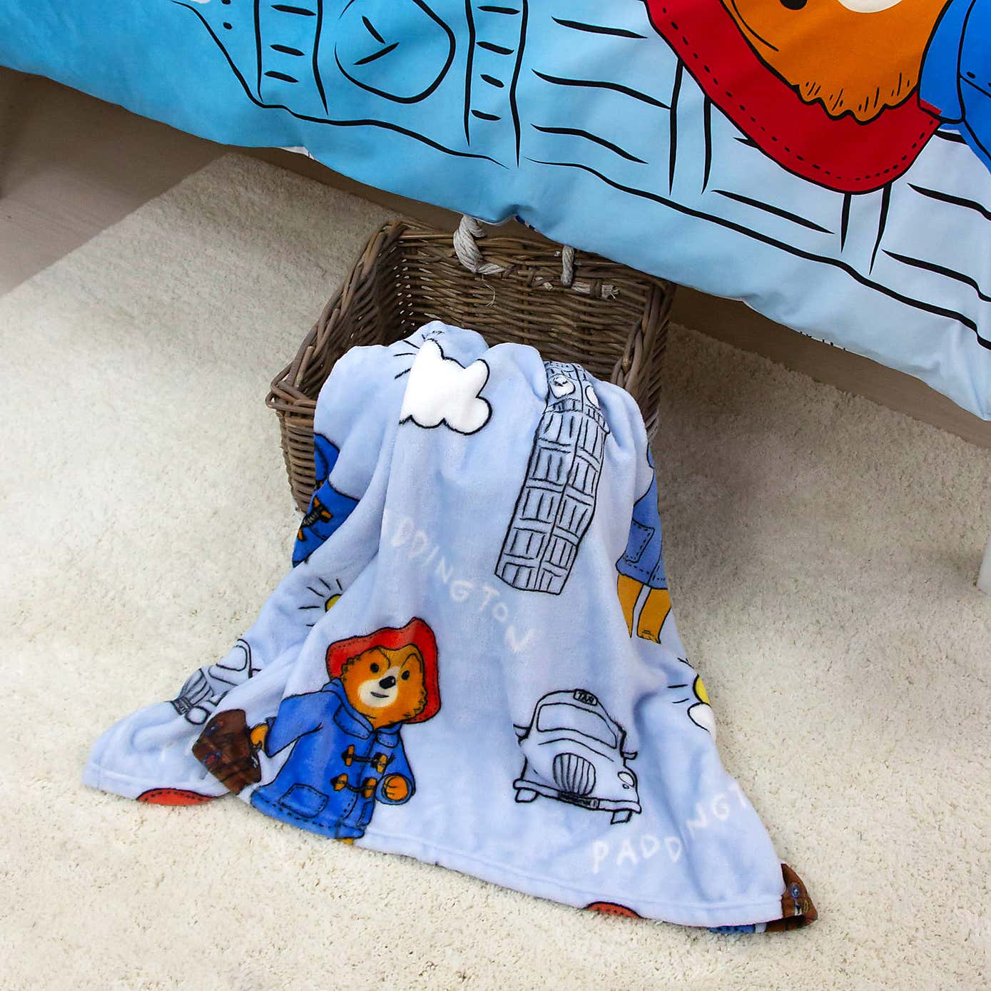 Paddington Skyline Fleece Blanket