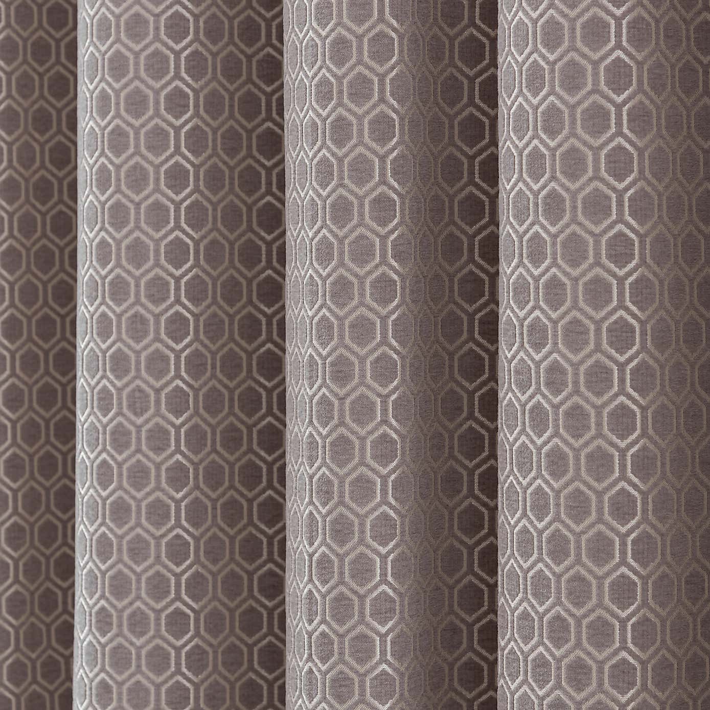 Chenille Hive Eyelet Curtains