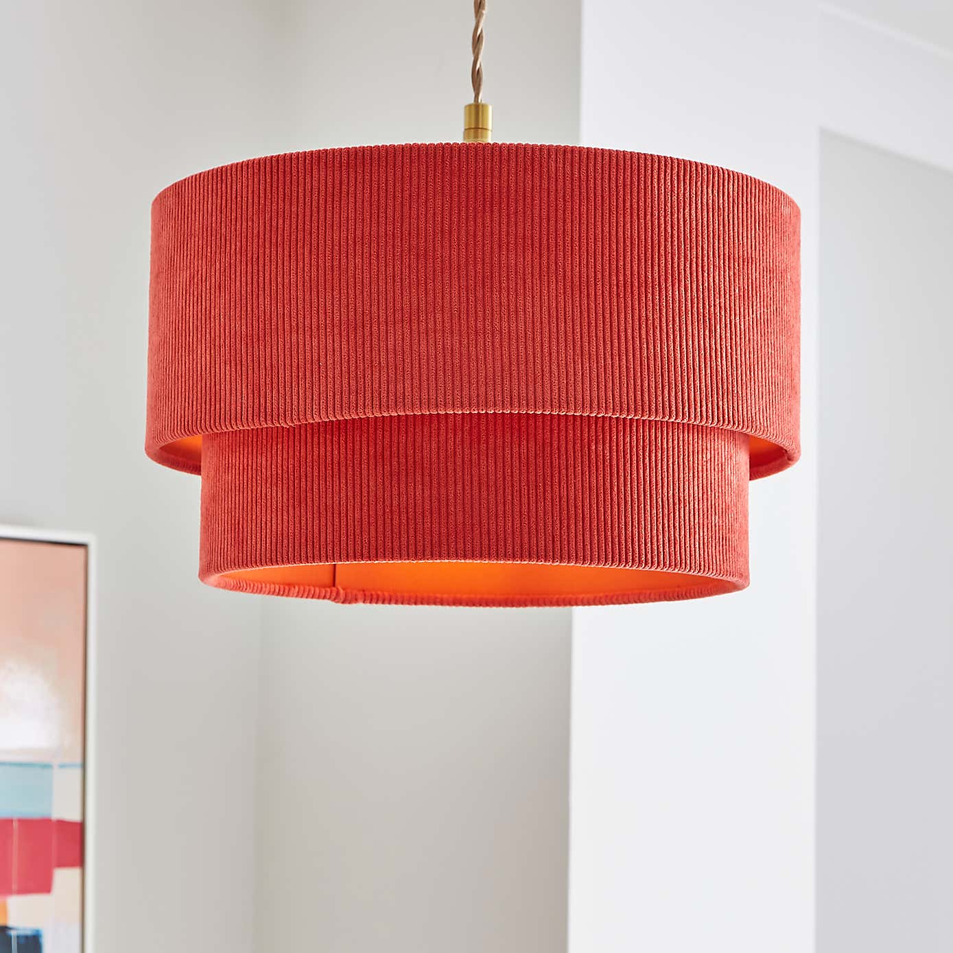 Peyton Cord Two Tier Lamp Shade