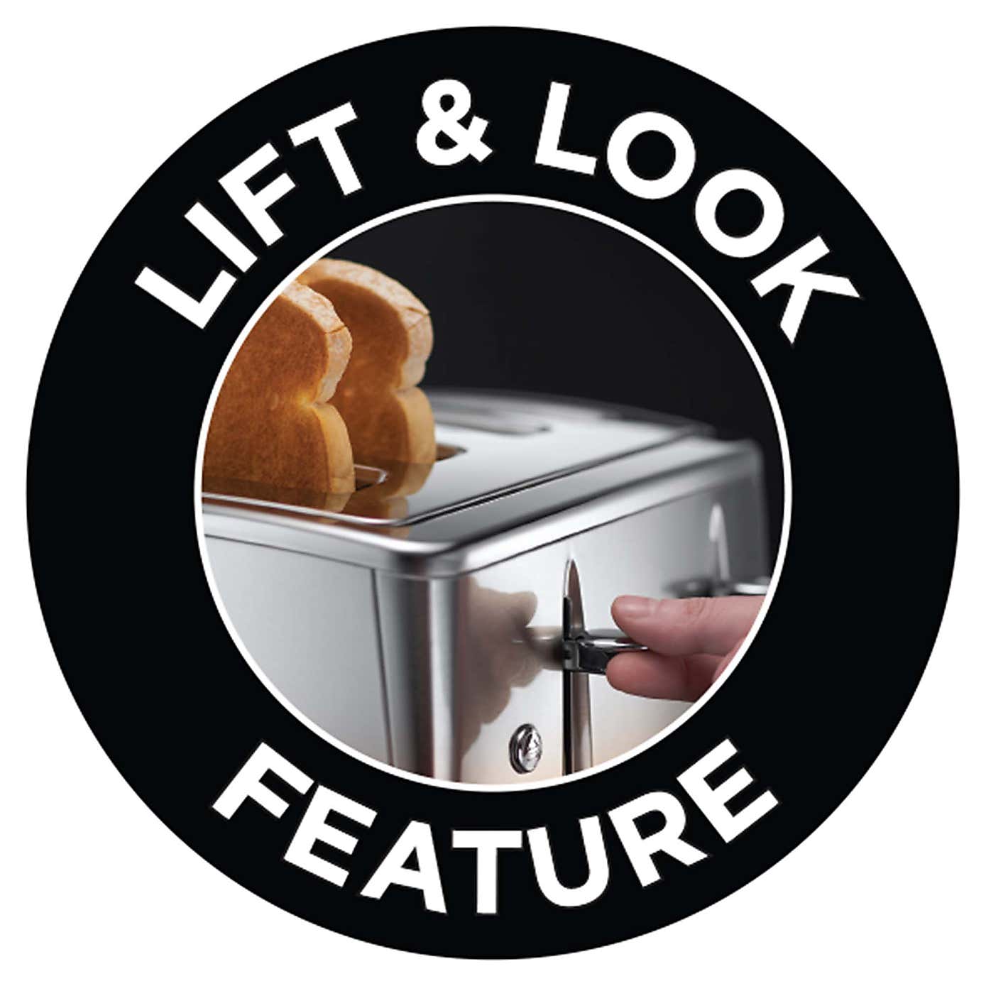 Russell Hobbs Eclipse 4 Slice Stainless Steel Toaster