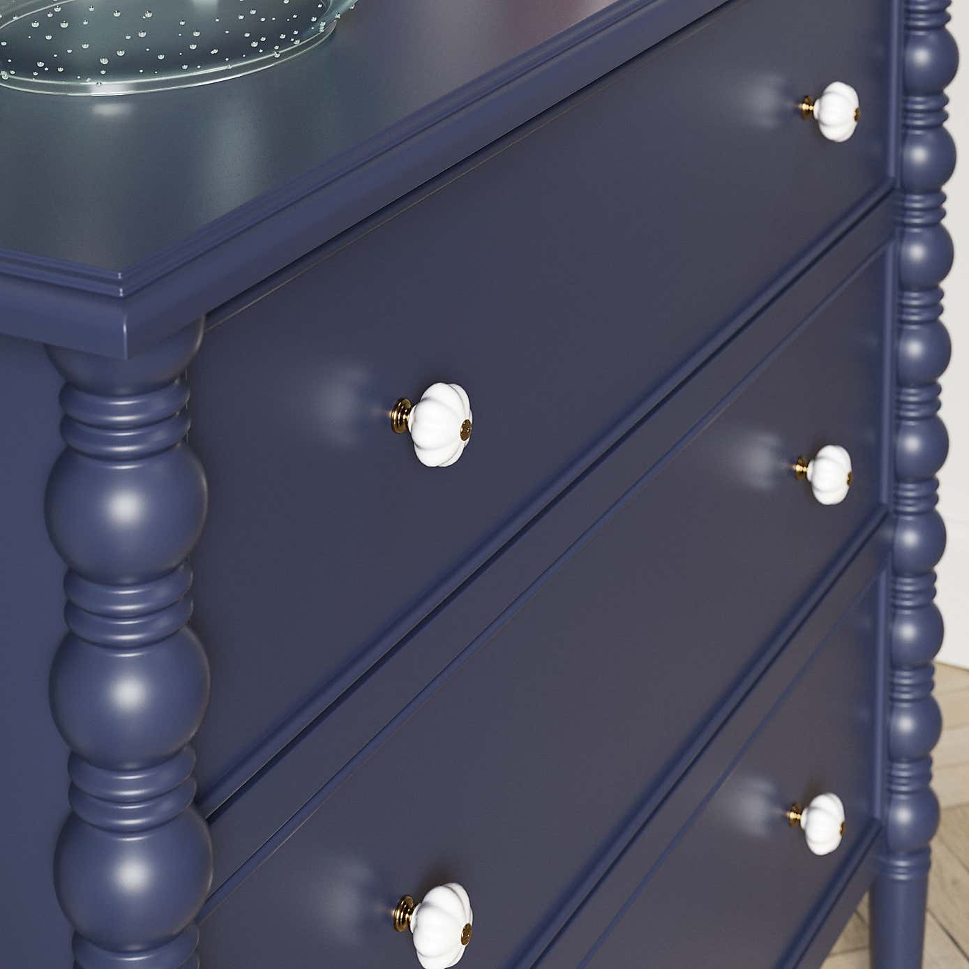 Pippin 3 Drawer Chest, Navy