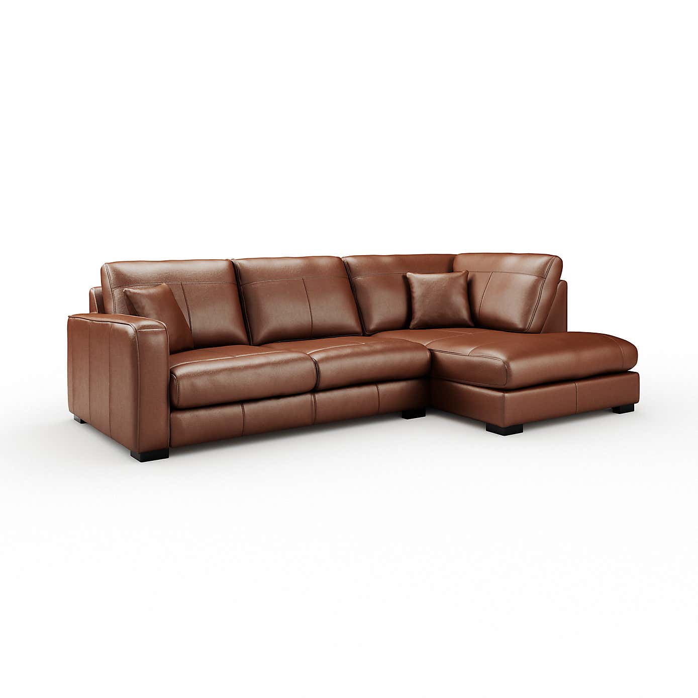 Carson Vintage Leather Large Corner Chaise Sofa
