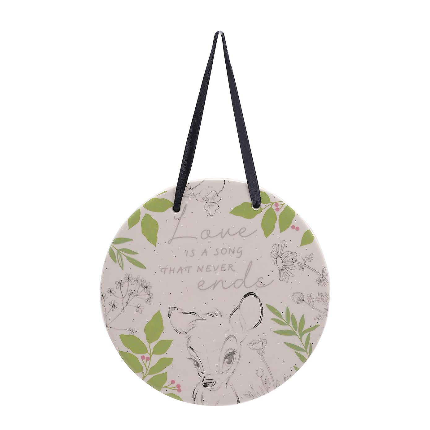 Disney Bambi Round Hanging Plaque