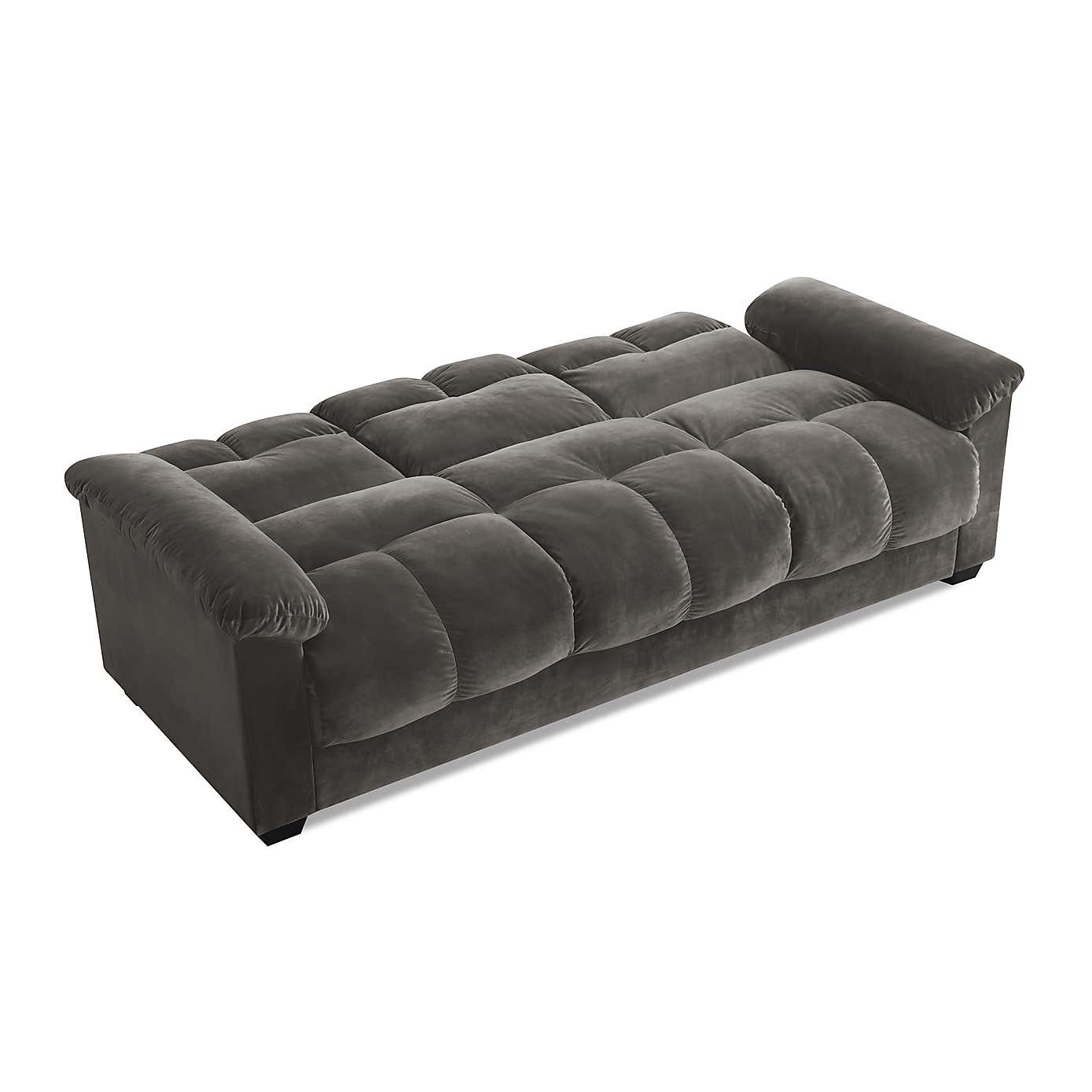 Margo Velvet with Storage Double Sofa Bed